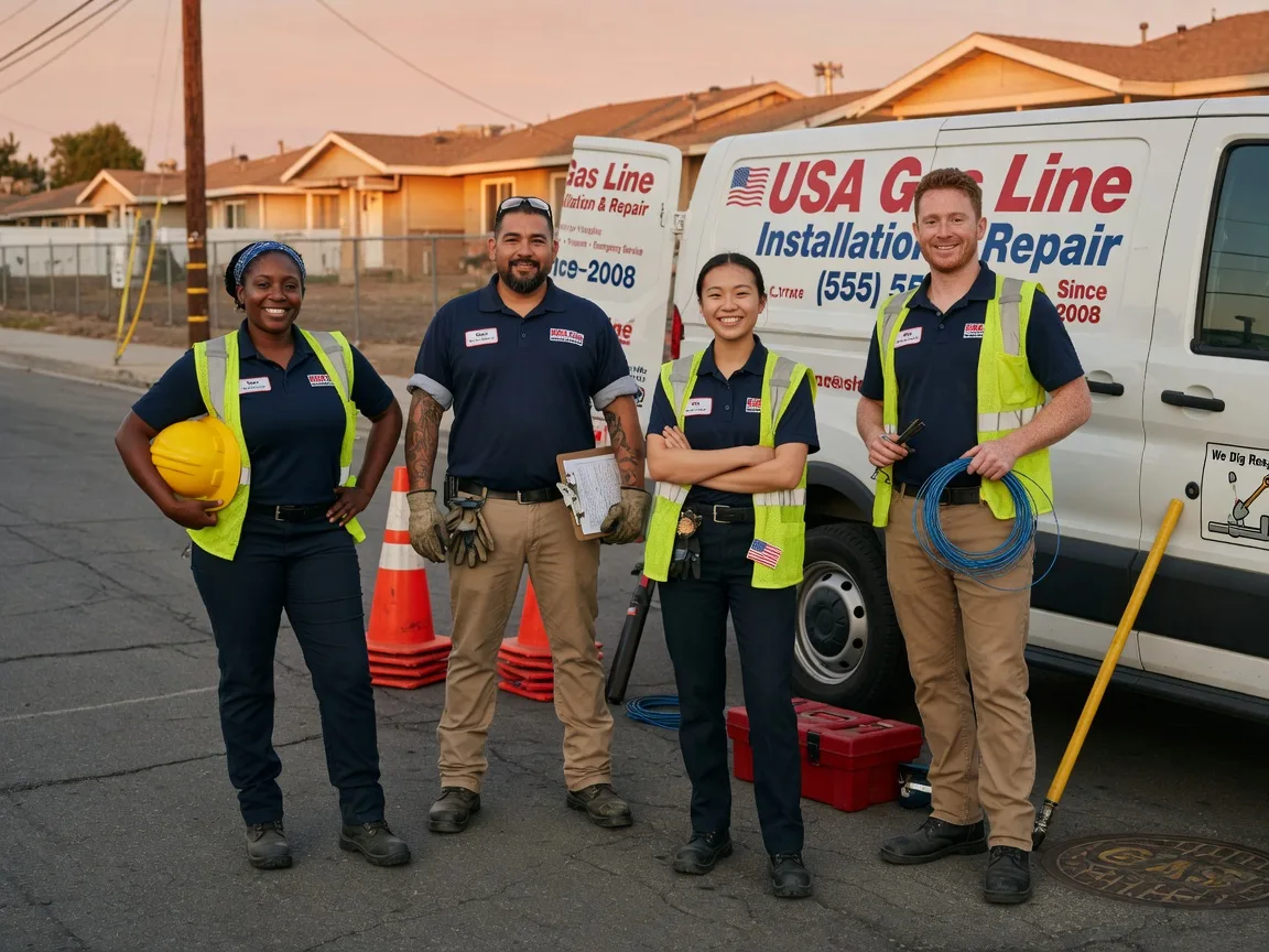 Gas Line Installation company in Cantrall, IL